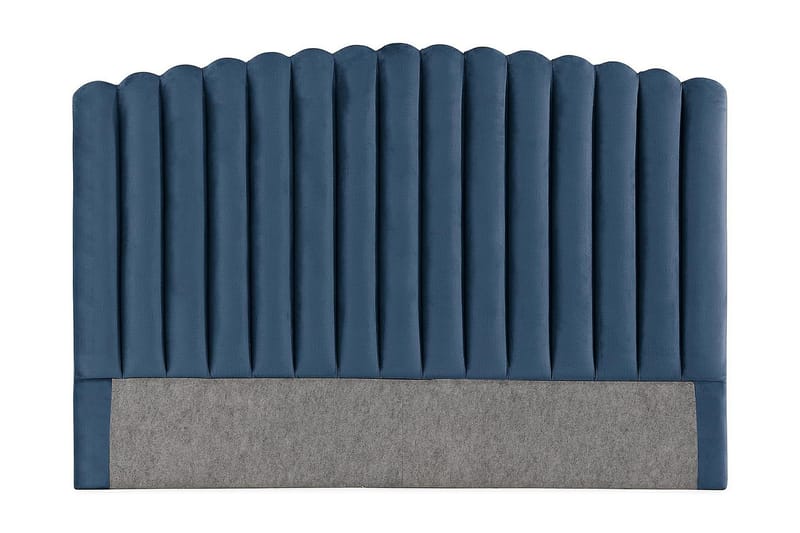 Davia Senggavel 180 cm - Mørkeblå/Velour - Møbler - Senge - Sengetilbehør & sengegavl - Sengegavle