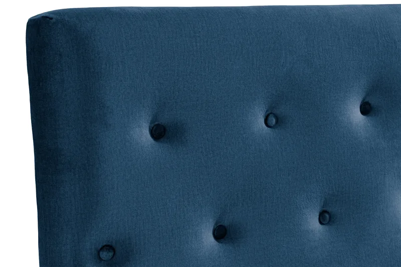 Donte Sengegavl 120 cm Button - Blå - Møbler - Senge - Sengetilbehør & sengegavl - Sengegavle