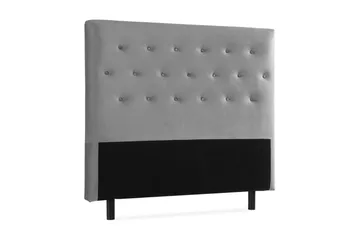 Donte Sengegavl 120 cm Button - Grå - Møbler - Senge - Sengetilbehør & sengegavl - Sengegavle