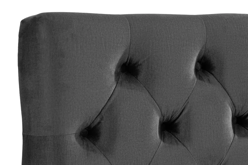 Donte Sengegavl 120 cm Dybhæftet - Mørkegrå - Møbler - Senge - Sengetilbehør & sengegavl - Sengegavle