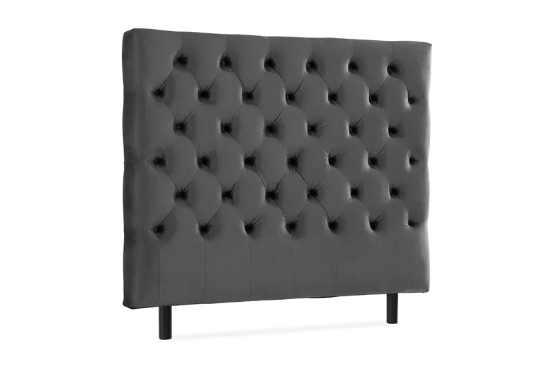 Donte Sengegavl 120 cm Dybhæftet - Mørkegrå - Møbler - Senge - Sengetilbehør & sengegavl - Sengegavle