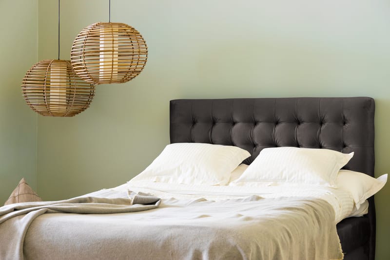 Donte Sengegavl 120 cm Square - Mørkegrå - Møbler - Senge - Sengetilbehør & sengegavl - Sengegavle