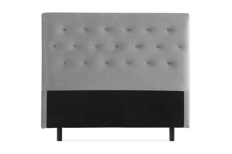 Donte Sengegavl 140 cm Button - Grå - Møbler - Senge - Sengetilbehør & sengegavl - Sengegavle