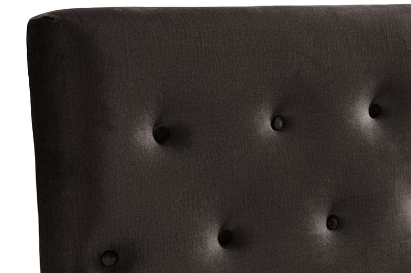 Donte Sengegavl 140 cm Button - Mørkegrå - Møbler - Senge - Sengetilbehør & sengegavl - Sengegavle