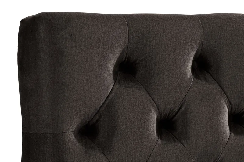 Donte Sengegavl 140 cm Dybhæftet - Mørkegrå - Møbler - Senge - Sengetilbehør & sengegavl - Sengegavle