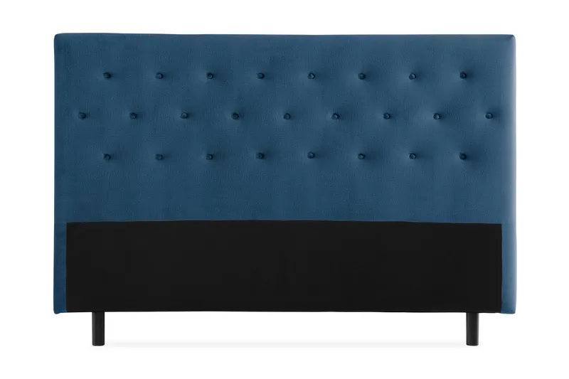 Donte Sengegavl 160 cm Button - Blå - Møbler - Senge - Sengetilbehør & sengegavl - Sengegavle