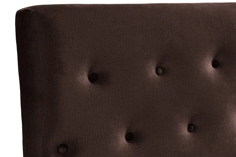 Donte Sengegavl 160 cm Button - Brun - Møbler - Senge - Sengetilbehør & sengegavl - Sengegavle