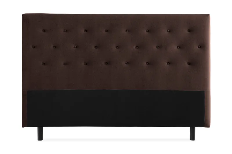 Donte Sengegavl 160 cm Button, Brun