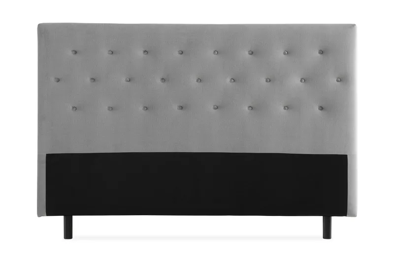 Donte Sengegavl 160 cm Button - Grå - Møbler - Senge - Sengetilbehør & sengegavl - Sengegavle