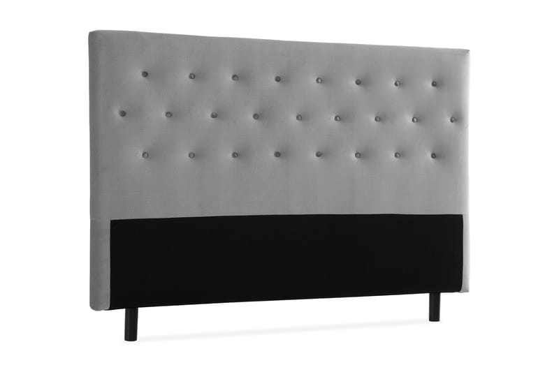 Donte Sengegavl 160 cm Button - Grå - Møbler - Senge - Sengetilbehør & sengegavl - Sengegavle