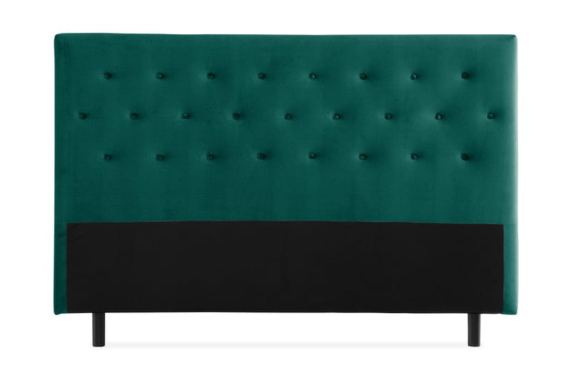 Donte Sengegavl 160 cm Button, Grøn