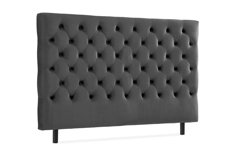 Donte Sengegavl 160 cm Dybhæftet - Mørkegrå - Møbler - Senge - Sengetilbehør & sengegavl - Sengegavle