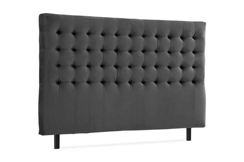 Donte Sengegavl 160 cm Square - Mørkegrå - Møbler - Senge - Sengetilbehør & sengegavl - Sengegavle