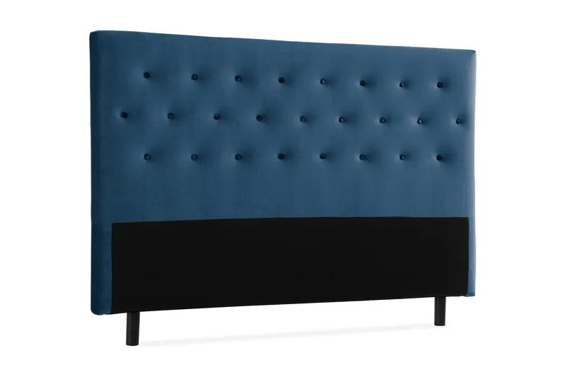 Donte Sengegavl 180 cm Button - Blå - Møbler - Senge - Sengetilbehør & sengegavl - Sengegavle