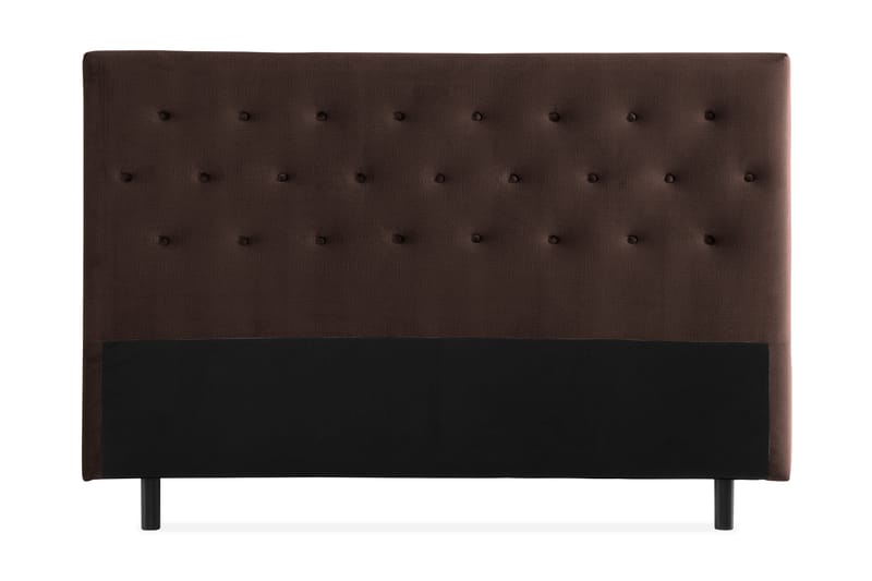 Donte Sengegavl 180 cm Button - Brun - Møbler - Senge - Sengetilbehør & sengegavl - Sengegavle