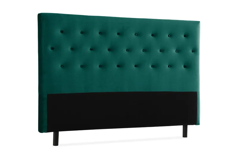 Donte Sengegavl 180 cm Button - Grøn - Møbler - Senge - Sengetilbehør & sengegavl - Sengegavle