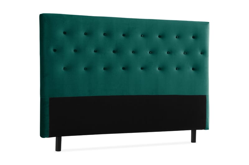 Donte Sengegavl 180 cm Button - Grøn - Møbler - Senge - Sengetilbehør & sengegavl - Sengegavle