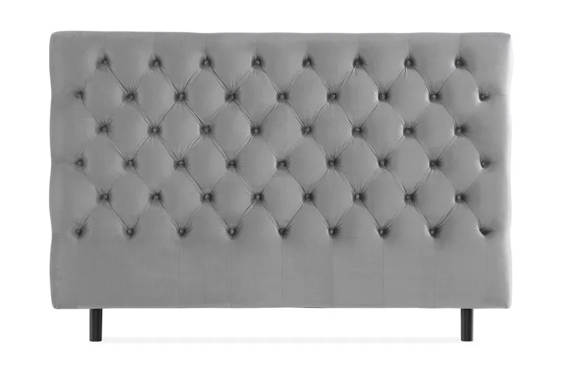 Donte Sengegavl 180 cm Dybhæftet - Grå - Møbler - Senge - Sengetilbehør & sengegavl - Sengegavle