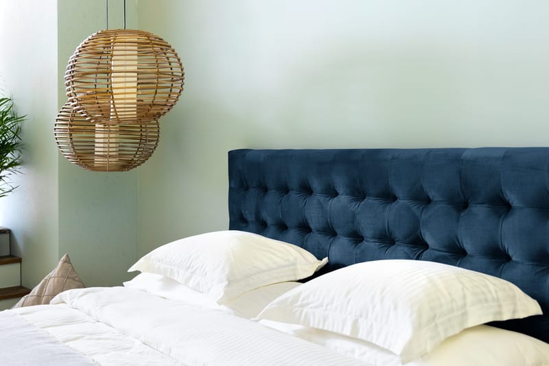Donte Sengegavl 180 cm Square - Blå - Møbler - Senge - Sengetilbehør & sengegavl - Sengegavle
