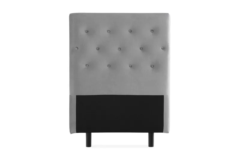 Donte Sengegavl 90 cm Button - Grå - Møbler - Senge - Sengetilbehør & sengegavl - Sengegavle