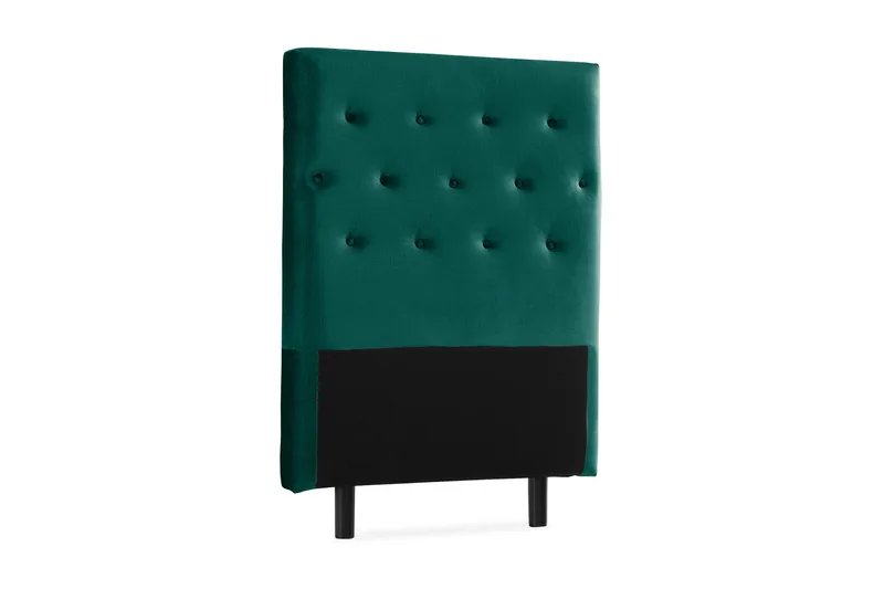 Donte Sengegavl 90 cm Button - Grøn - Møbler - Senge - Sengetilbehør & sengegavl - Sengegavle