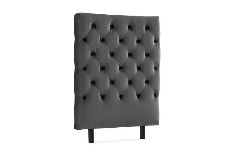 Donte Sengegavl 90 cm Dybhæftet - Mørkegrå - Møbler - Senge - Sengetilbehør & sengegavl - Sengegavle