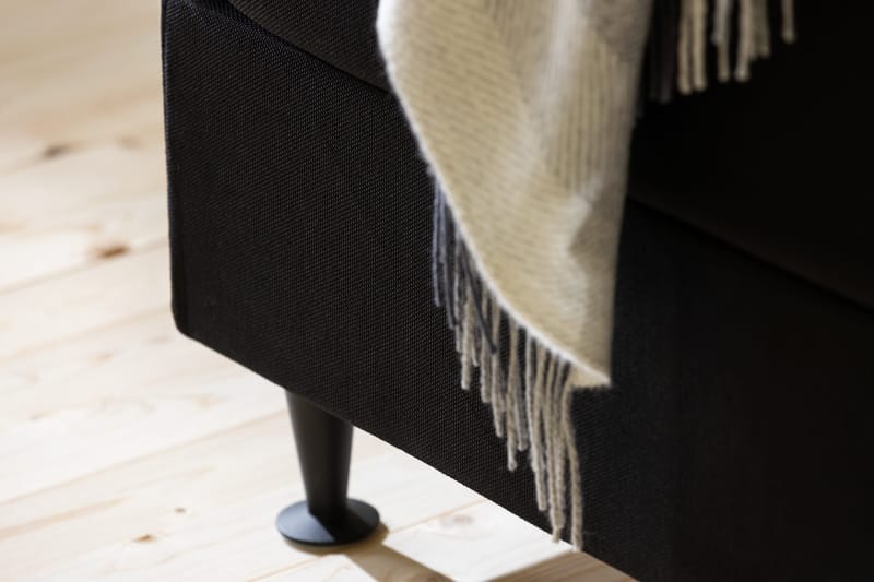 Ella hovedgavl Knapper 120 cm - Sort - Møbler - Senge - Sengetilbehør & sengegavl - Sengegavle