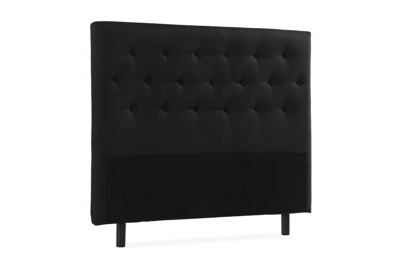 Ella hovedgavl Knapper 120 cm - Sort - Møbler - Senge - Sengetilbehør & sengegavl - Sengegavle