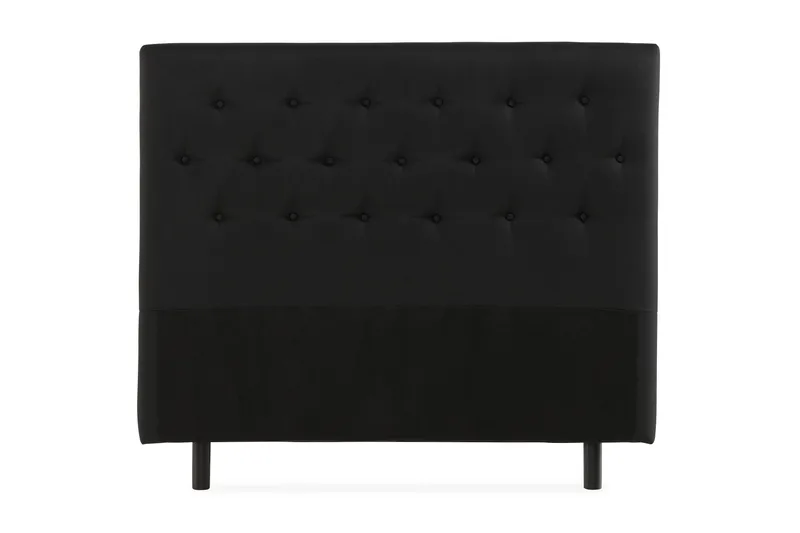 Ella hovedgavl Knapper 140 cm - Sort - Møbler - Senge - Sengetilbehør & sengegavl - Sengegavle