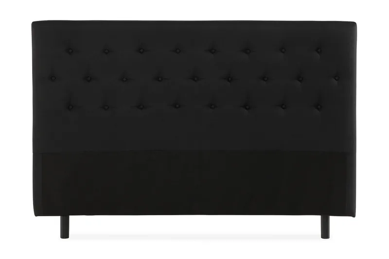 Ella hovedgavl Knapper 160 cm - Sort - Møbler - Senge - Sengetilbehør & sengegavl - Sengegavle