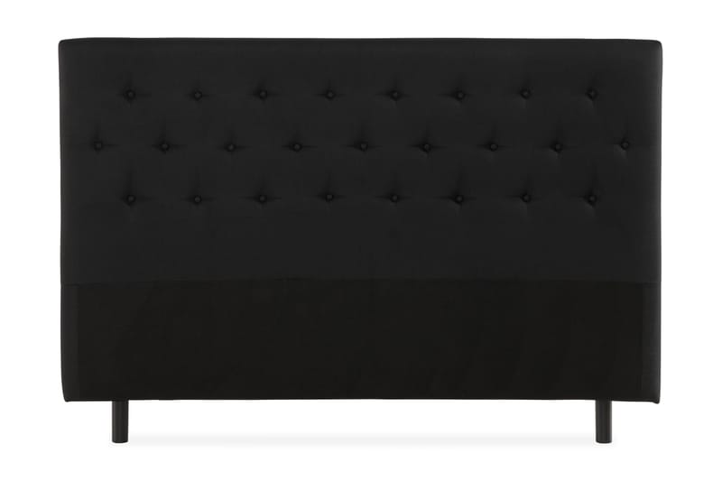 Ella hovedgavl Knapper 180 cm, Sort