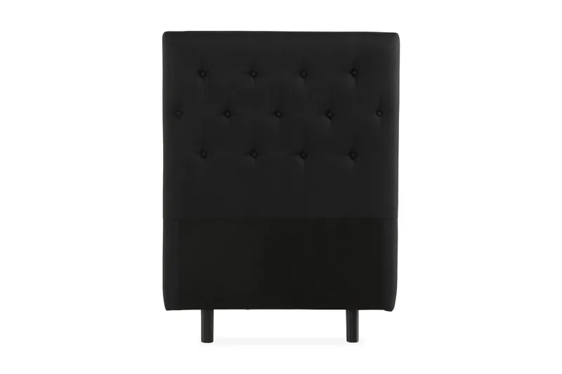 Ella hovedgavl Knapper 90 cm, Sort