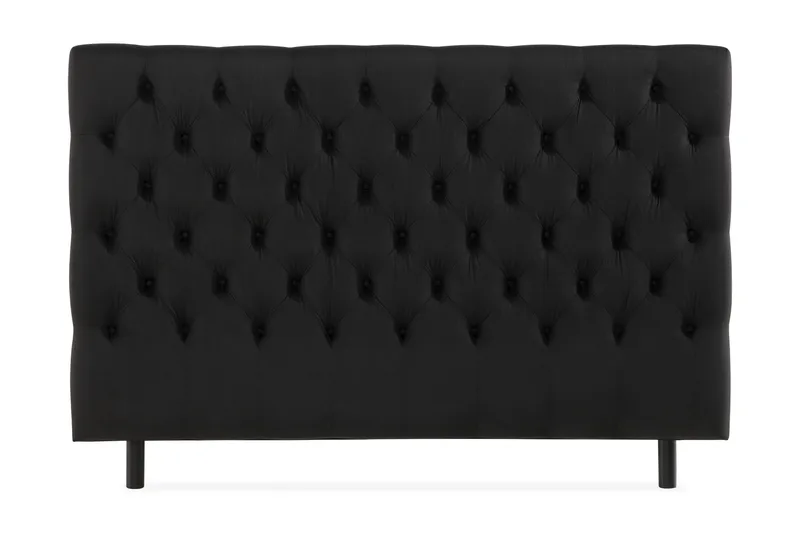 Ella Senghoved Hovedtæppe 160 cm - Sort - Møbler - Senge - Sengetilbehør & sengegavl - Sengegavle