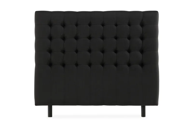 Ella Senghoved Ternet 140 cm - Sort - Møbler - Senge - Sengetilbehør & sengegavl - Sengegavle