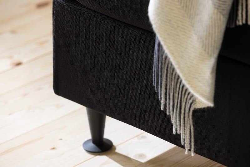 Ella Senghoved Ternet 140 cm - Sort - Møbler - Senge - Sengetilbehør & sengegavl - Sengegavle