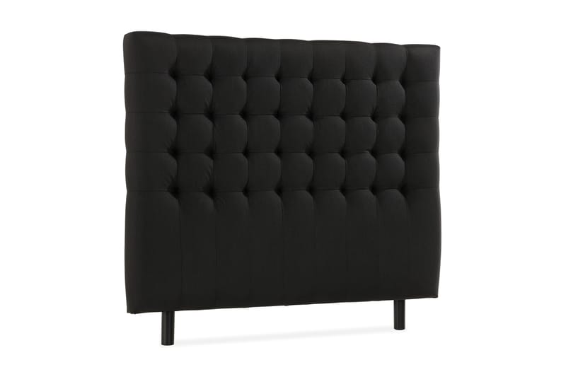 Ella Senghoved Ternet 140 cm - Sort - Møbler - Senge - Sengetilbehør & sengegavl - Sengegavle