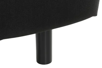 Ella Senghoved Ternet 140 cm - Sort - Møbler - Senge - Sengetilbehør & sengegavl - Sengegavle