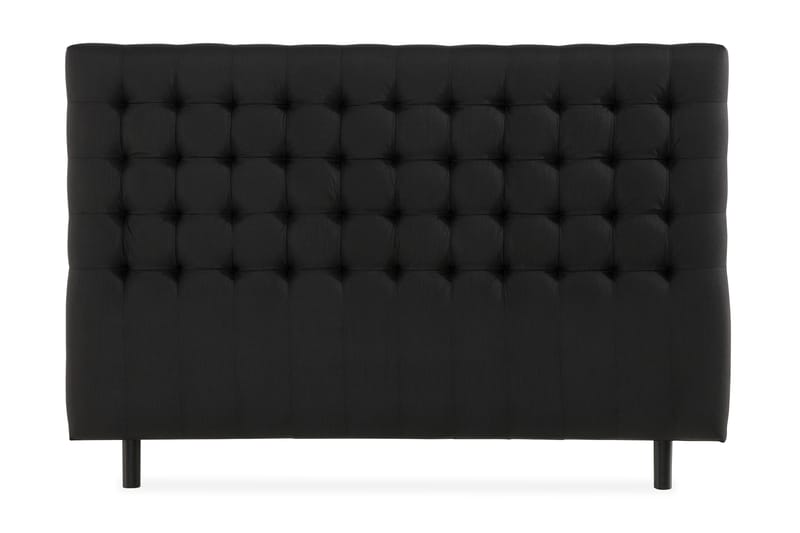 Ella Senghoved Ternet 160 cm - Sort - Møbler - Senge - Sengetilbehør & sengegavl - Sengegavle