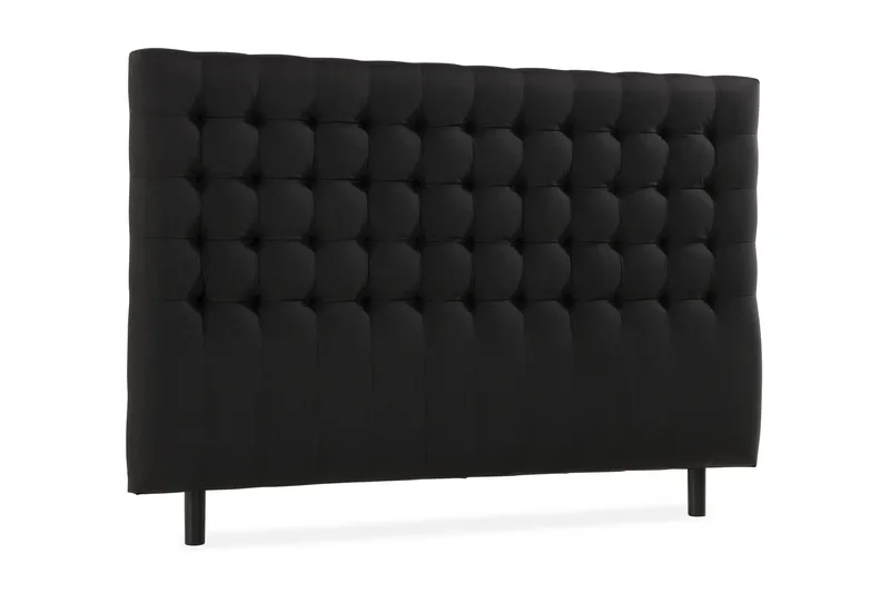 Ella Senghoved Ternet 160 cm - Sort - Møbler - Senge - Sengetilbehør & sengegavl - Sengegavle