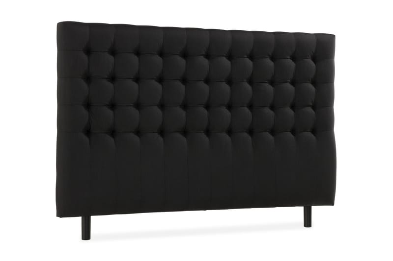 Ella Senghoved Ternet 160 cm - Sort - Møbler - Senge - Sengetilbehør & sengegavl - Sengegavle