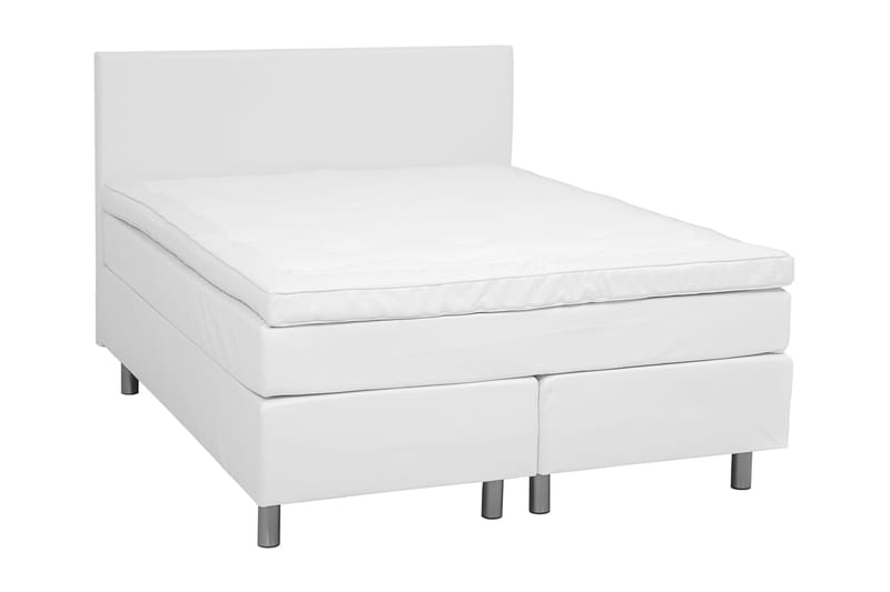 Frazer sengegavl 180 cm kunstlæder - hvid - Sengegavle