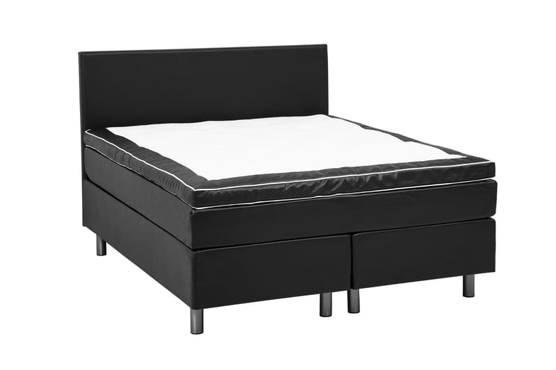 Frazer sengegavl 180 cm kunstlæder - sort - Møbler - Senge - Sengetilbehør & sengegavl - Sengegavle