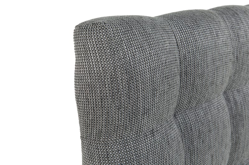 Hilton Luksus sengegavl 140 cm ternet - mørkegrå - Møbler - Senge - Sengetilbehør & sengegavl - Sengegavle