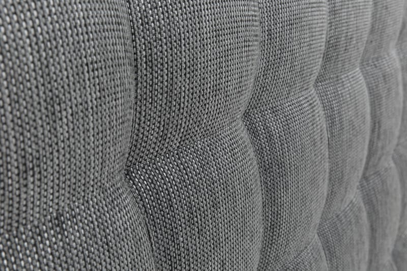 Hilton Luksus sengegavl 140 cm ternet - mørkegrå - Møbler - Senge - Sengetilbehør & sengegavl - Sengegavle