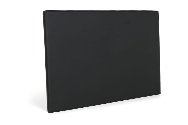 Hilton Luksus sengegavl 180 cm kunstlæder - sort - Sengegavle