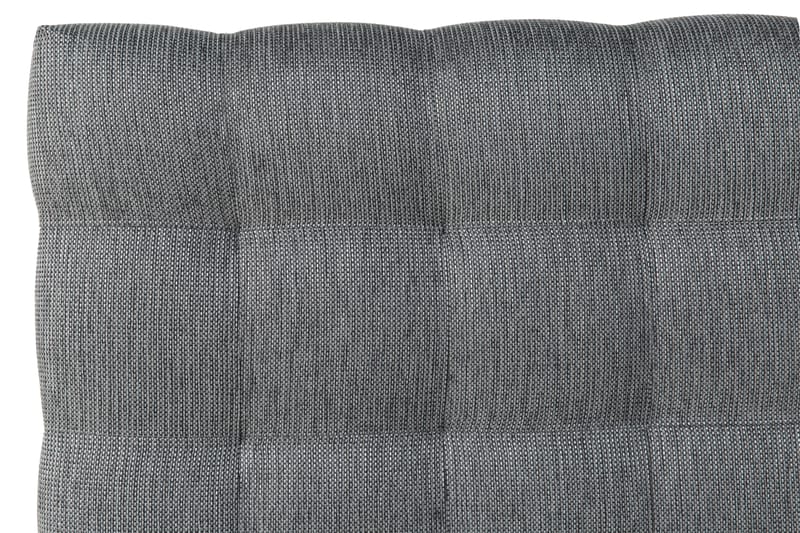Hilton Luksus sengegavl 180 cm ternet - mørkegrå - Sengegavle