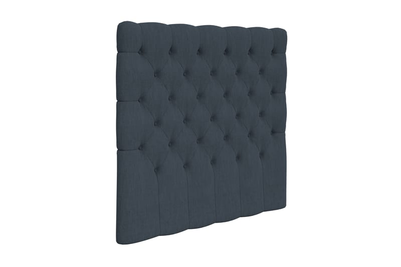 Hilton Luksus/Superior Luksus sengegavl 120 cm dybt tuftet - mørkeblå - Sengegavle