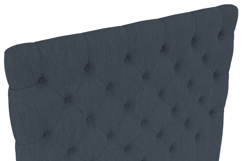 Hilton Luksus/Superior Luksus sengegavl 120 cm dybt tuftet - mørkeblå - Sengegavle