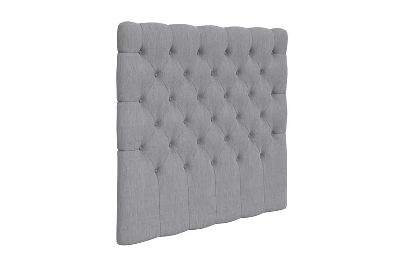 Hilton Luksus/Superior Luksus sengegavl 140 cm dybt tuftet - lysegrå - Møbler - Senge - Sengetilbehør & sengegavl - Sengegavle