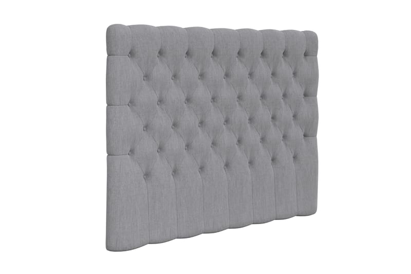 Hilton Luksus/Superior Luksus sengegavl 160 cm dybt tuftet - lysegrå - Møbler - Senge - Sengetilbehør & sengegavl - Sengegavle